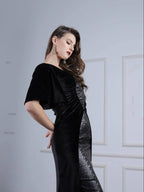 Vintage-inspired Velvet Dress