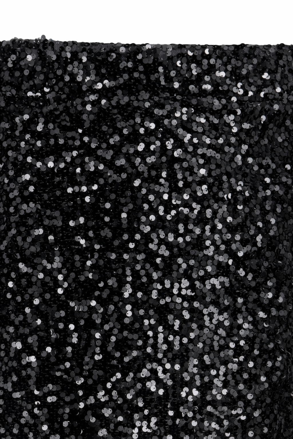 Black Sequin Maxi Skirt