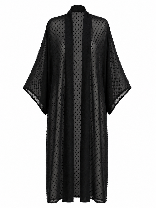 Black Kimono/Wrap Skirt Bundle