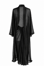 Black Sheer Kimono
