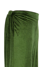 Olive Green Side Tie Kimono Set
