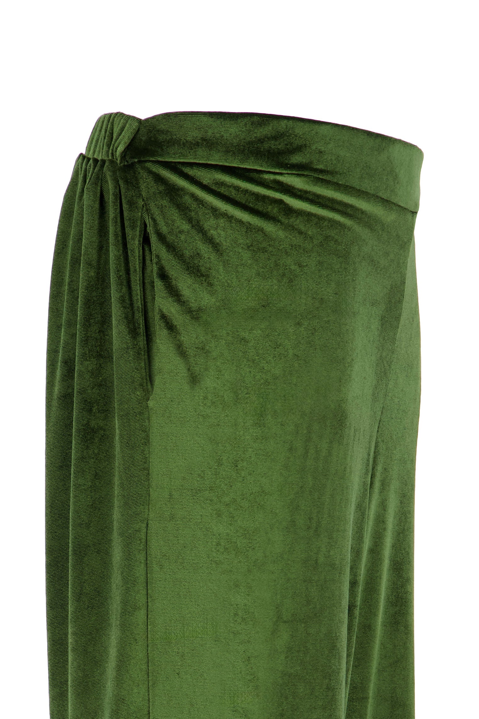 Olive Green Side Tie Kimono Set