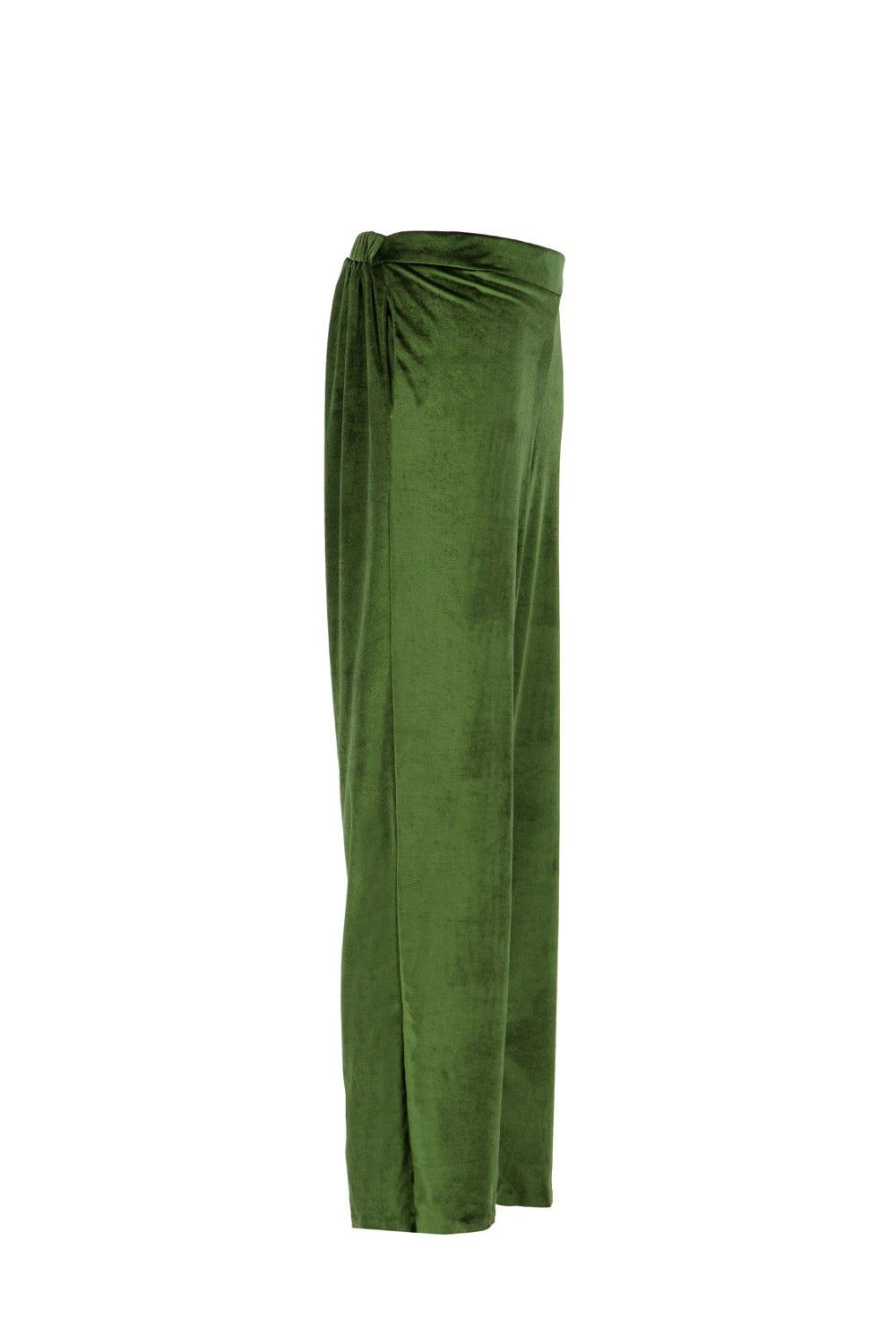 Olive Green Side Tie Kimono Set