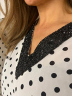 Embellished V-Neck Kaftan