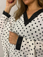 Embellished V-Neck Kaftan