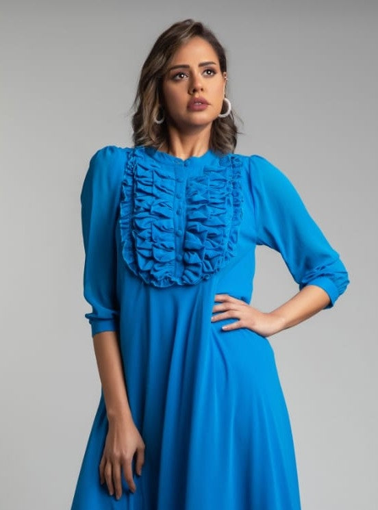 Ruffled Tent Dress