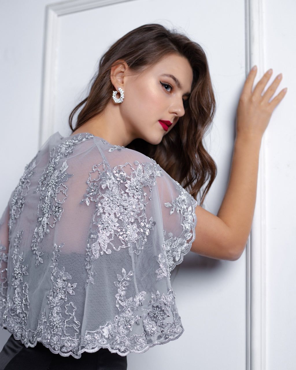 Scalloped Hem Mermaid Dress & Bolero