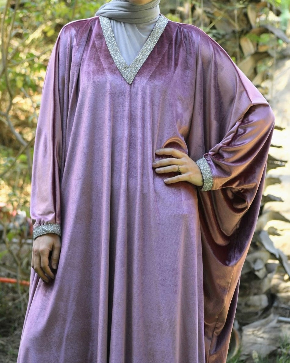 Embellished V-Neck Kaftan