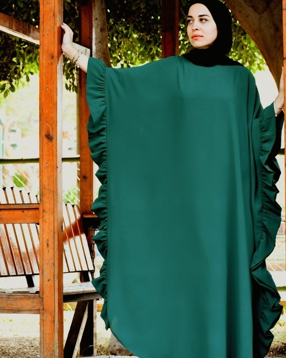 Ruffled Abaya