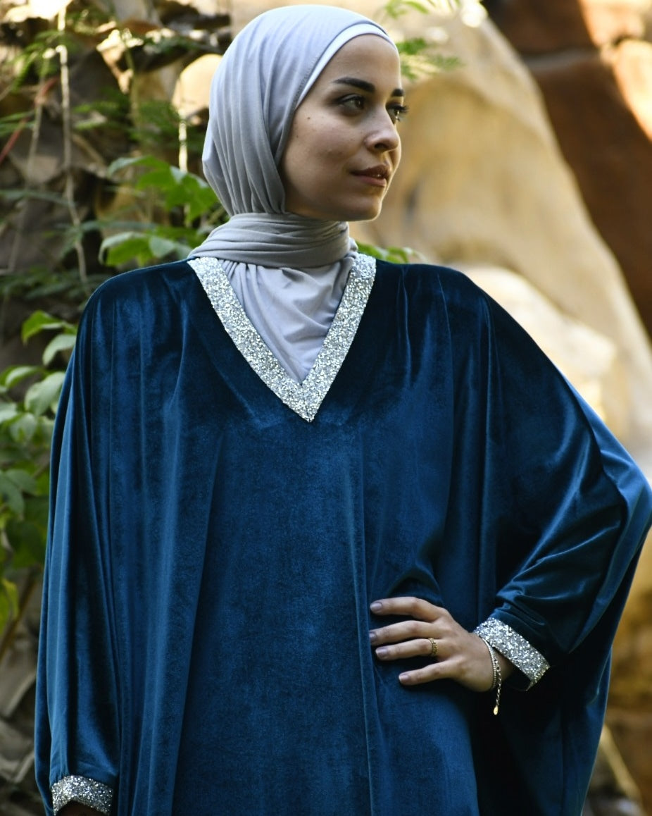 Embellished V-Neck Kaftan
