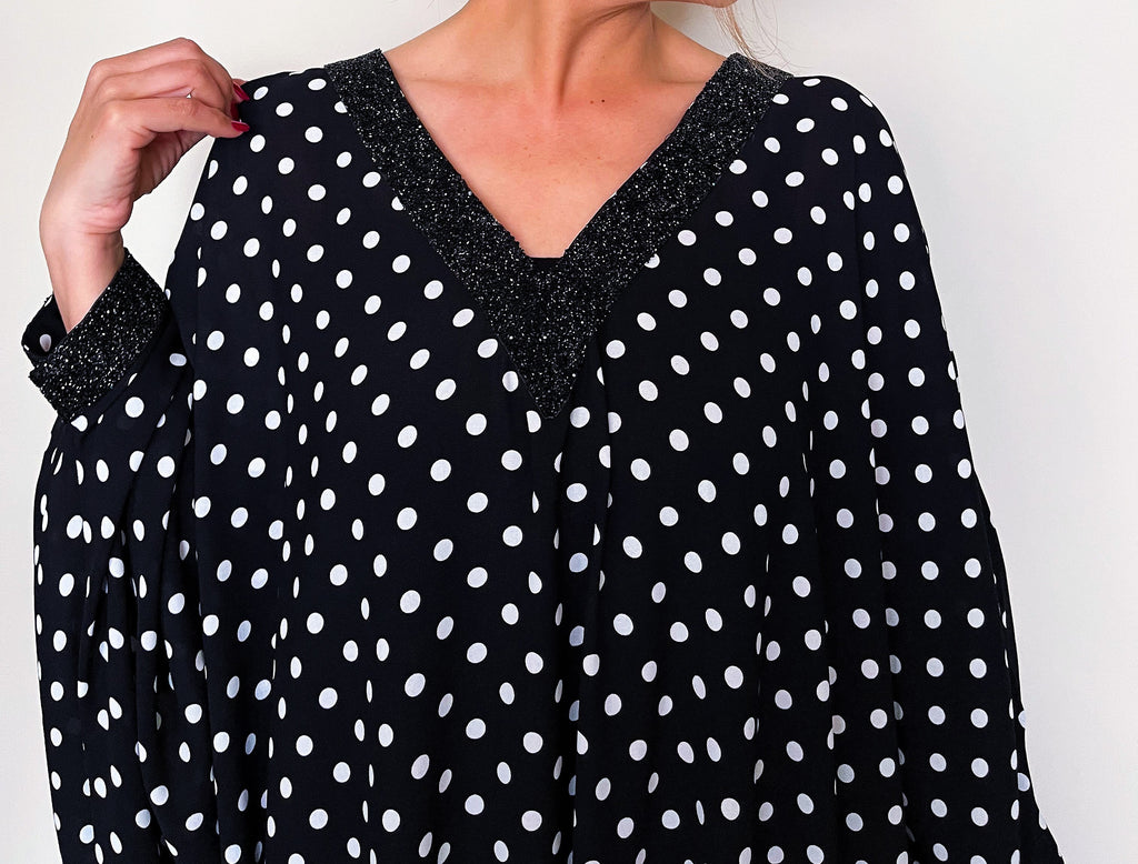 Embellished V-Neck Kaftan