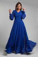 Cross-Over Draped Dress