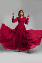 Cross-Over Draped Dress