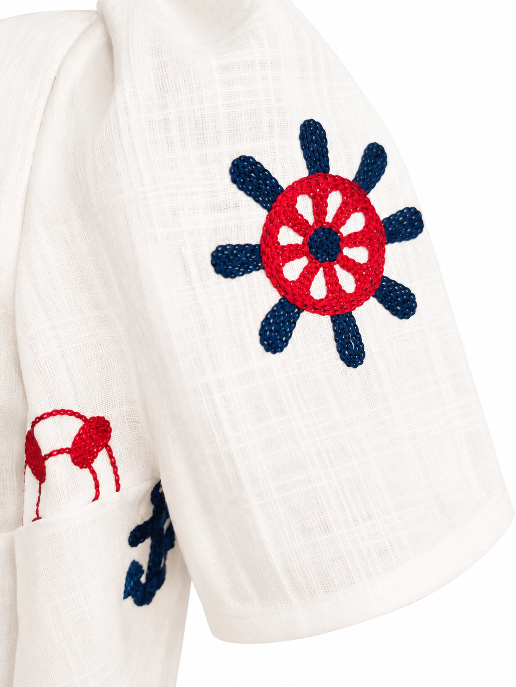 Nautical Embroidered Dress