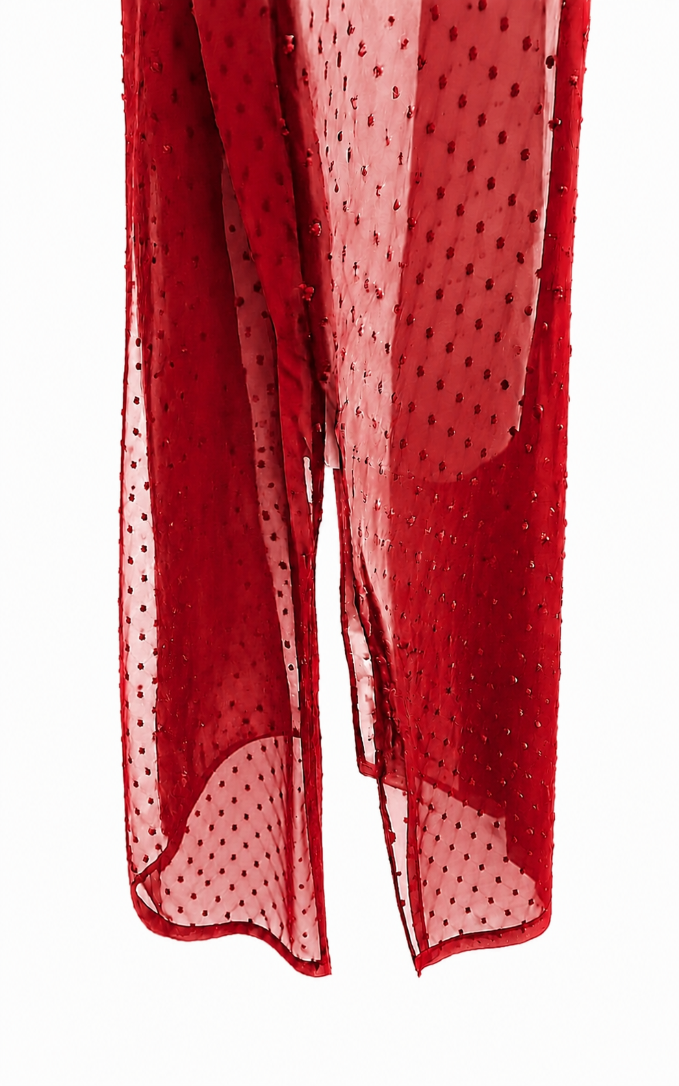 Red Sheer Kimono