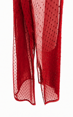 Red Sheer Kimono