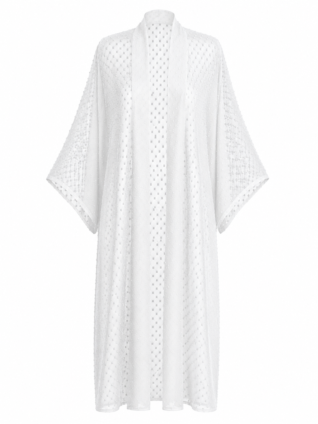 White Sheer Kimono