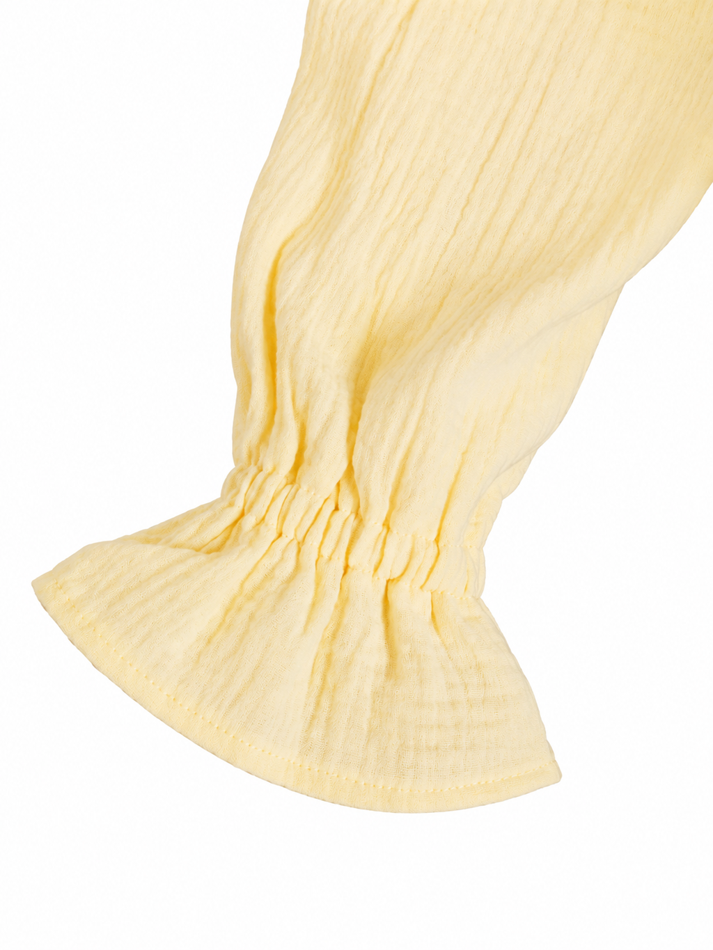 The Yellow Ruffle Collar Blouse
